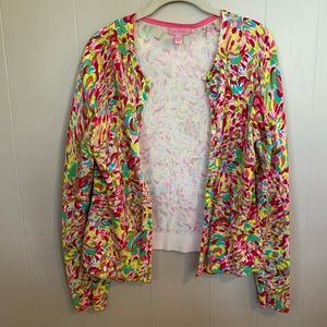 Lilly Pulitzer Multi Pink Cardigan